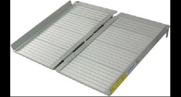 Aidapt Rijplaat rolstoel - 74cm breed, 61cm lang - Grijs