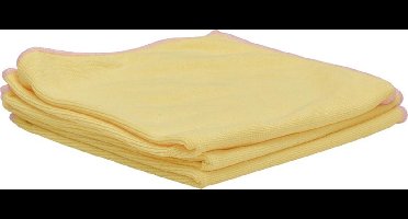 D&L Microvezeldoeken Super - 40 x 40cm - 3 Stuks - Geel