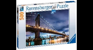 Ravensburger puzzel New York, de stad die nooit slaapt - Legpuzzel - 500 stukjes