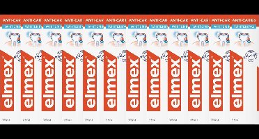 Elmex - Tandpasta - Anti-Caries - Gentle White - 75ml x 12