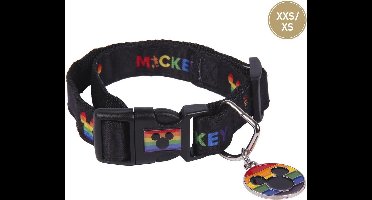 MICKEY MOUSE - Honden Halsband - XS/S (Lengte 22-35cm - breedte 1.5cm)