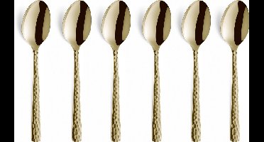 Amefa - Felicity - Champagne - 6 theelepels - 6 koffielepels - Vaatwasmachinebestendig