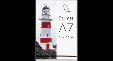 Exacompta 10x Set van 10 etikethouders A7 verticaal - Transparant - 87058HD