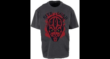 Star Wars Darth Maul - Sith Lord Heren Oversized T-shirt - houtskool - XXL