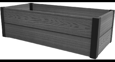 Keter Maple 249296 - Kweekbak - Tuinrand - kunststof - 106x50x32 cm- Weerbestendig - grijs