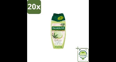 20 x Palmolive – Douchegel – Nourish & Revive – 500 ml - Grootverpakking - Douchegel - Huid Verzorgen - Voedende Douchegel - Frisse Geur - Melkbestanddelen