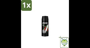 1 x Axe – Deodorant Spray – Africa – 150 ml - Axe Deodorant - Deodorant Spray - Zweetgeur Bestrijding - Mannelijke Geur - Frisheid