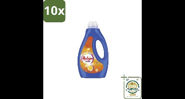 10 x Robijn Vloeibaar Wasmiddel Color 20 Wasbeurten 1 liter - Grootverpakking - Kleurbehoud - Wasmiddel - Color Serum - Frisse Geur - Wasmiddel Voor Gekleurde Was