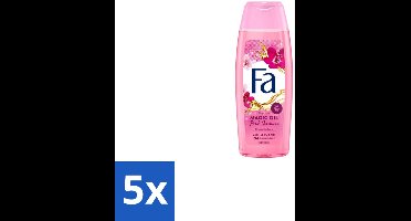 5 x Fa – Douchegel – Magic Oil Pink Jasmine – 250 ml - Douchegel - Roze Jasmijn - Magic Oil - Luxe Douche - Bloemige Geur