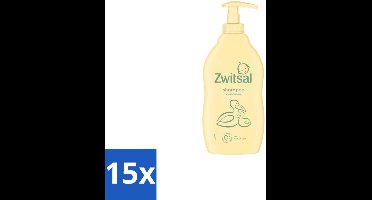 15 x Zwitsal Shampoo 400 ml - Baby Shampoo - Zwitsal Shampoo - Baby Haar Verzorging - Gevoelige Huid - Anti-prik Shampoo