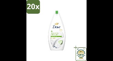 20 x Dove – Douchegel – Refreshing – 450 ml - Grootverpakking - Douchegel - Frisheid - Reiniging - Huid Verzorging - Mild Reinigen