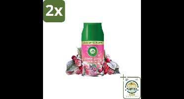 Air Wick Freshmatic – Automatische Luchtverfrisser Navulling – Winter Berry Wonderland - 250 ml - Voordeelverpakking - 2 stuks - Bessen geur - Geur neutraliseren