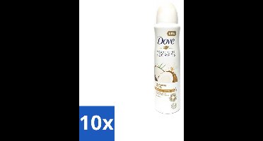 Dove – Deodorant Spray – Restoring Ritual Cocos & Jasmijn – 150 ml - Bulkverpakking - 10 stuks