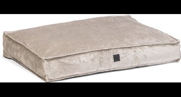 Designed By Lotte Ortho Ligkussen Soft Essence Lichtgrijs - 100x70 cm - Hondenkussen