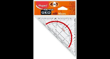 Geodriehoek Maped Technic 16cm | 10 stuks