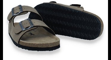 Mustang Heren Slipper Taupe | Beige | Maat: 41