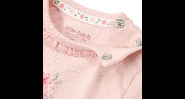 Little Dutch -Romper korte mouw roze Blossom
