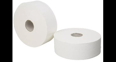Toiletpapier | 2-laags | 350m | wit | 6 rol