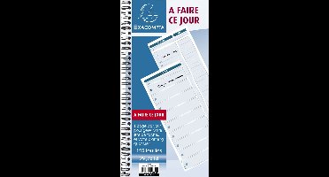 Exacompta 5x Spiraalschrift 29,7x14cm - To do - 125 bladen - - 5380E
