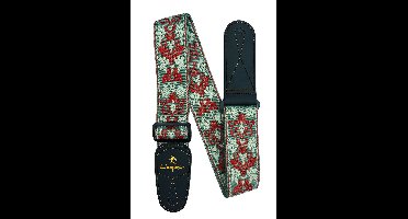 P&P Professionele Verstelbare Stevige Gitaarband - Guitar strap Band - Luxe Gitaarriem - Bas/Elektrische /Akoestische Gitaar -Groen-Terra