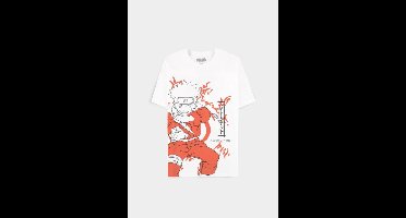 Naruto - Uzumaki Heren Tshirt - XL - Wit