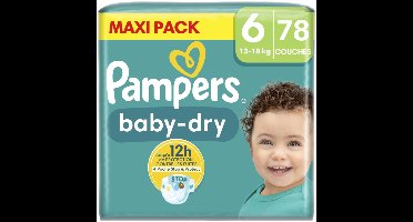 Pampers Baby-dry - luiers - 78st - N°6 (13-18kg)