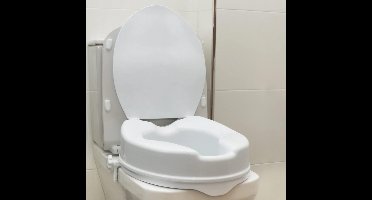 Core® Toiletverhoger 10 cm - Voor Ouderen - WC Verhoger - Wit - 18cm x 38cm x 3cm