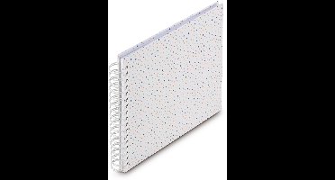 Spiraalalbum Confetti, 28x24 cm, 50 witte pagina's