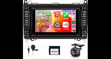 Carplay Autoradio – Multimedia Systeem – Android Radio – Navigatie Station – Bluetooth Radio – 7 Inch Scherm – Wireless CarPlay & Android Auto – DSP Geluidsversterker & Offline GPS
