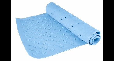 Antislip badmat 76 × 35 cm blauw
