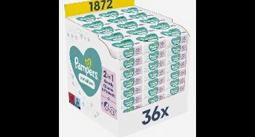 Pampers Sensitive Babydoekjes - 36 Verpakkingen a 52 Doekjes = 1872 Billendoekjes