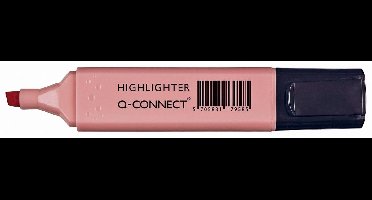 Q-CONNECT markeerstift pastel, roze 10 stuks
