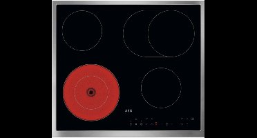 AEG NRN64A06XB – 60 cm Elektrische Keramische Inbouwkookplaat – Radiant – RVS