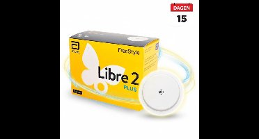Freestyle Libre 2 PLUS Sensor - Bloedglucosemeter Startpakket - Bloedsuikermeter zonder Prikken - 15 Dagen