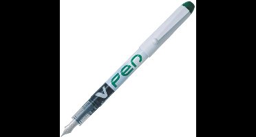 Pilot V-Pen Groene Uitwisbare Vulpen - 0,50 mm Schrijfbreedte