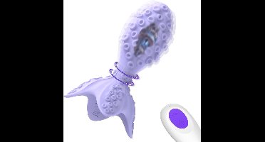 Oneay Vibrerende Anale Plug – Siliconen Butt Plug met 7 Rotatie en 7 Vibratiestanden – Prostaatmassager voor Mannen, Vrouwen en Stellen – Paars