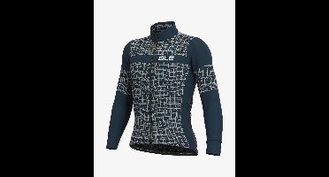 Ale Fietsshirt Lange Mouwen Solid Wall - Grijs - S - Valt klein