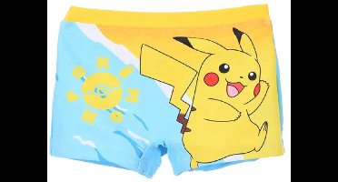 Pokémon Zwemboxer Jongens – Pikachu – Blauw/Geel – Maat 134/140 – Officiële licentie