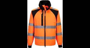 Portwest WX2 Eco Hi-Vis Werkjack CD861 - Oranje/Zwart - L