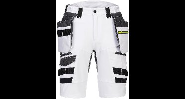Portwest DX4 afneembare korte broek met holsterzakken DX444 - Wit - 34