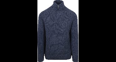 McGregor Half Zip Trui Lamswol Blend Navy - Maat XL - Heren - Pullovers