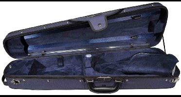 Leonardo VC-1412-UU Student Series vioolkoffer gevormd 1/2 blauw