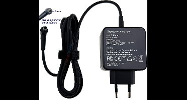 45W Laptop Oplader geschikt voor Asus VivoBook 17 X1704VA - 4.5x3.0mm Center Pin