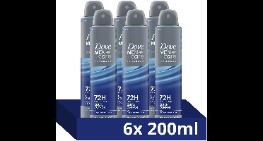 Dove Men+Care - Anti-Transpirant Deodorant Spray - Advanced - 6 x 200 ml
