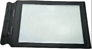 Grote leesloep 2× vergroting | Extra brede leesloep met handgreep