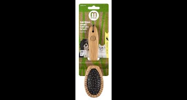 Mikki Bamboo Ball Pin Brush - Small - Kleine dierenborstel