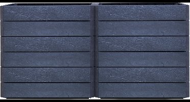 GARANTIA ERGO VARIO 2 verhoogd bed Stone, incl. FLORA waterbesparingssysteem