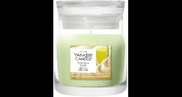 Yankee Candle - Vanilla Lime Small Jar Geurkaars - tot 30 branduren