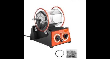 Polijsttrommel - Polijstmachine - Rotary Tumbler - Oppervlakpolijstmachine - Polijst Machine - 3kg - Juwelenafwerking en Chamfering met Polijstkralen - Trommelmachine - Stenen Polijsten - Polijst Trommel