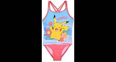 Pokémon Badpak Meisjes – Pikachu “Summer Time” – Roze – Maat 134/140 – Officiële licentie
